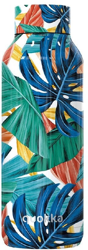 Quokka Solid - Butelka termiczna ze stali nierdzewnej 510 ml (Color Jungle)