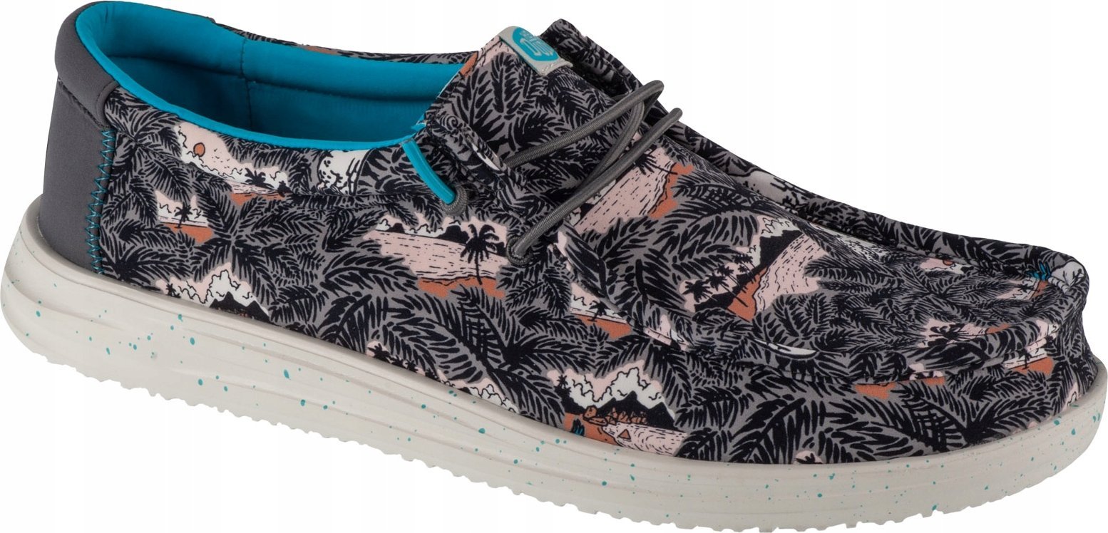 HEY DUDE Hey Dude Wally H2O Tropical 40702-0HI Czarne 40