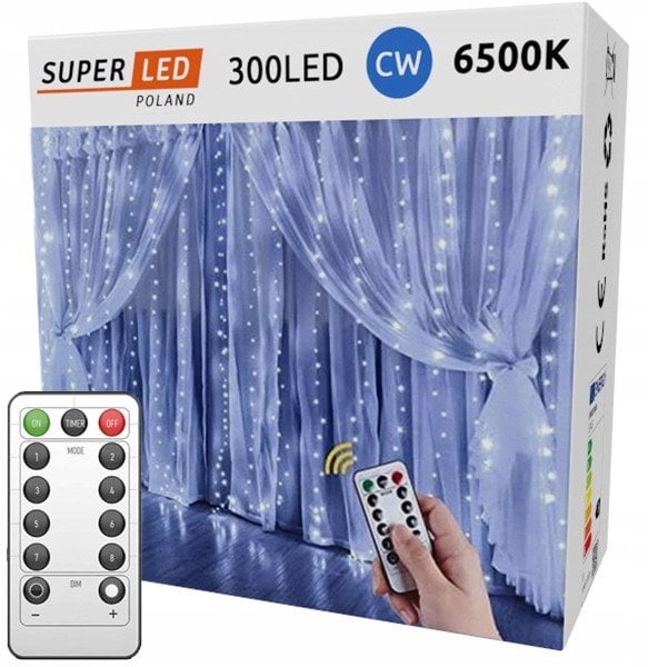 Extralink | Kurtyna LED | 3x3 + pilot bz