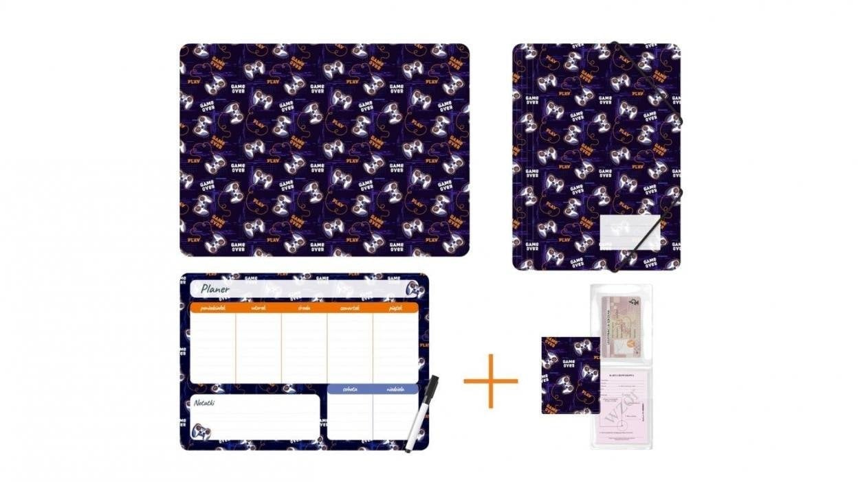 Biurfol Zestaw szkolny z nadrukiem Gamepad