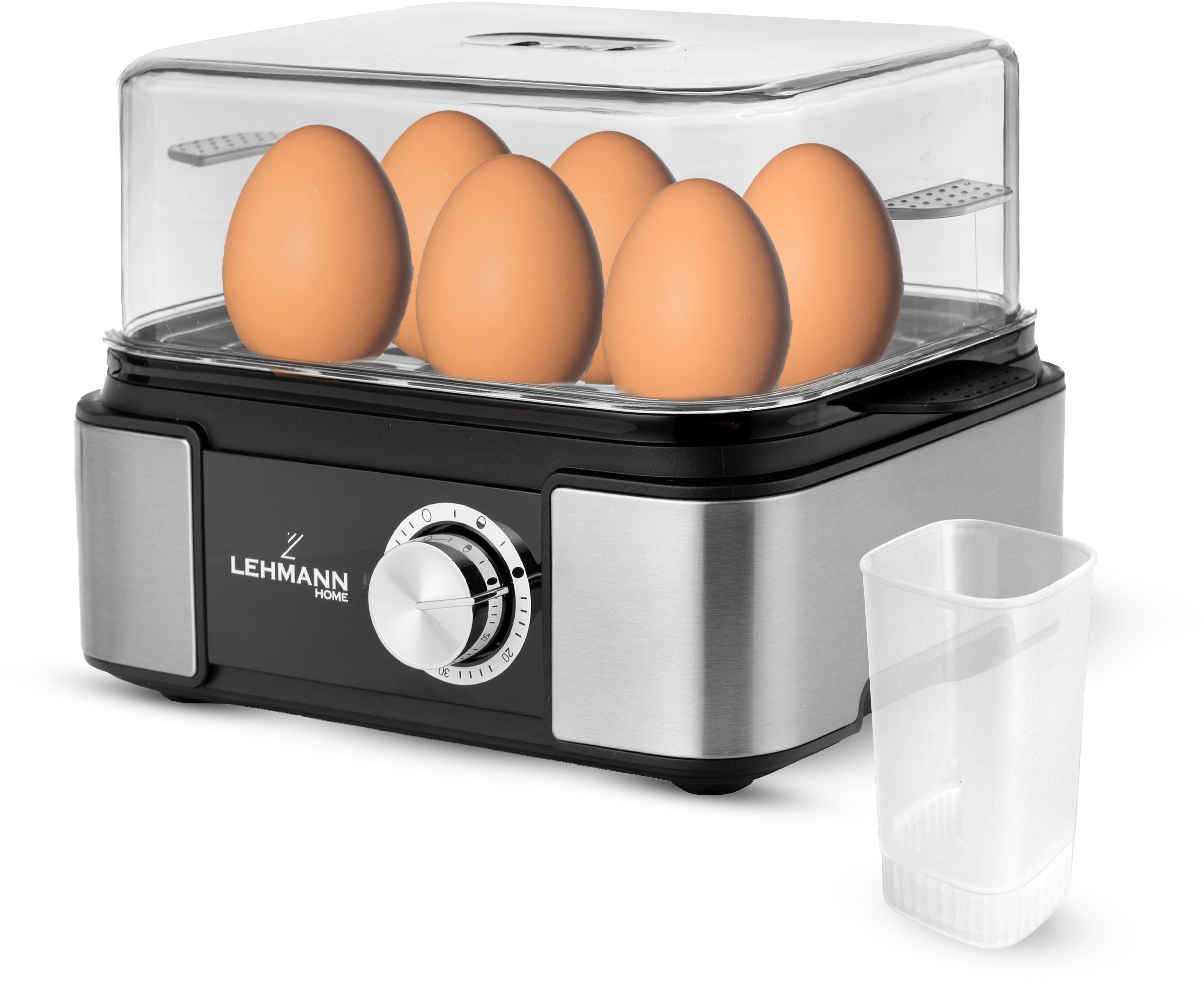 JAJOWAR DO GOTOWANIA JAJEK 6 JAJ PAROWAR SYGNAŁ DŹWIĘKOWY COOKER LEHMANN 6X