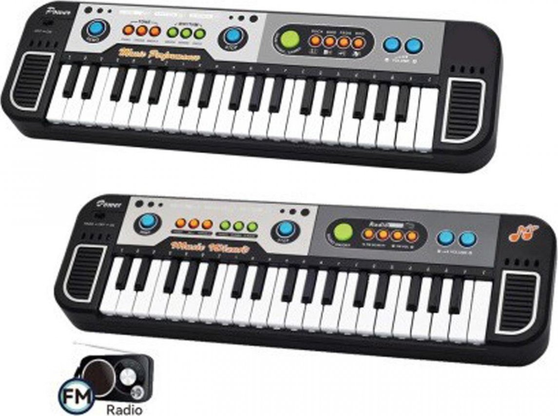 Madej Keyboard muzyczny na bat.+mikrofon 011125 78635