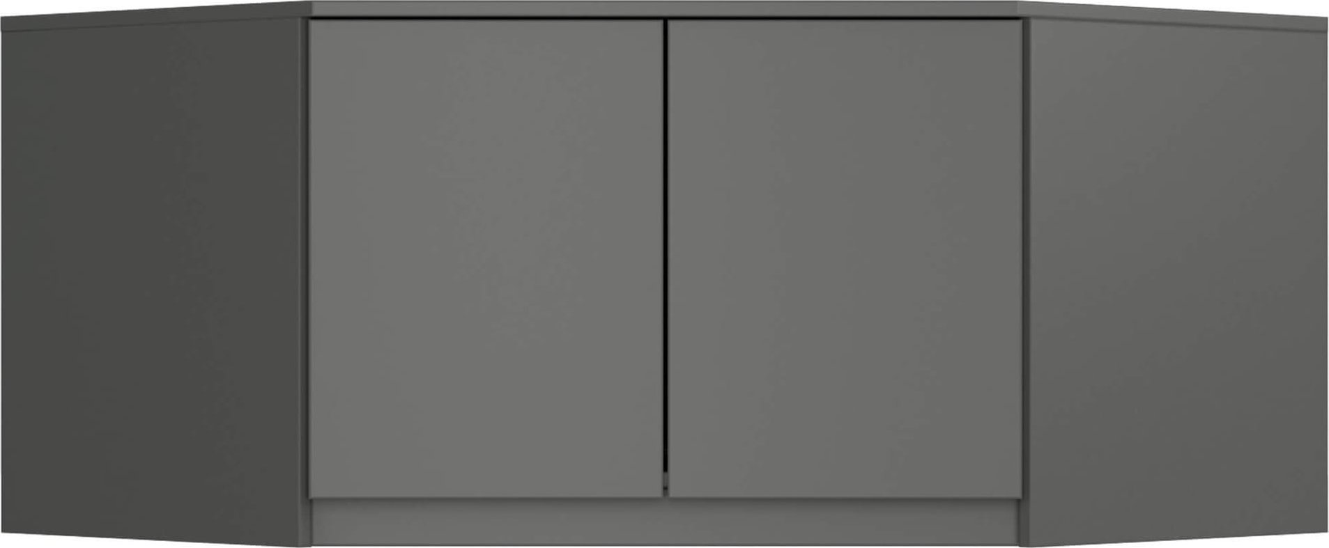 Fabryka Mebli Akord NADSTAWKA DO SZAFY S100 GRAFIT SZARY