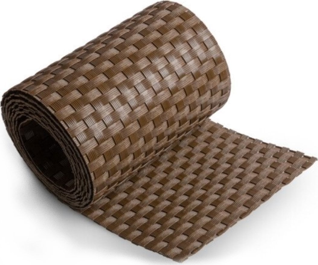 vidaXL Tvoros juosta MIKKO Rattan, MK-01 ruda 19 cm