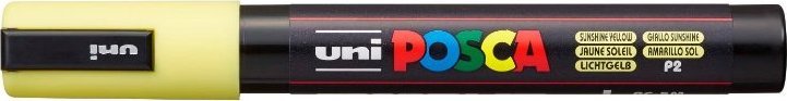 Uni Marker z farbą plakatową POSCA PC-5M PASTEL ŻÓŁTY
