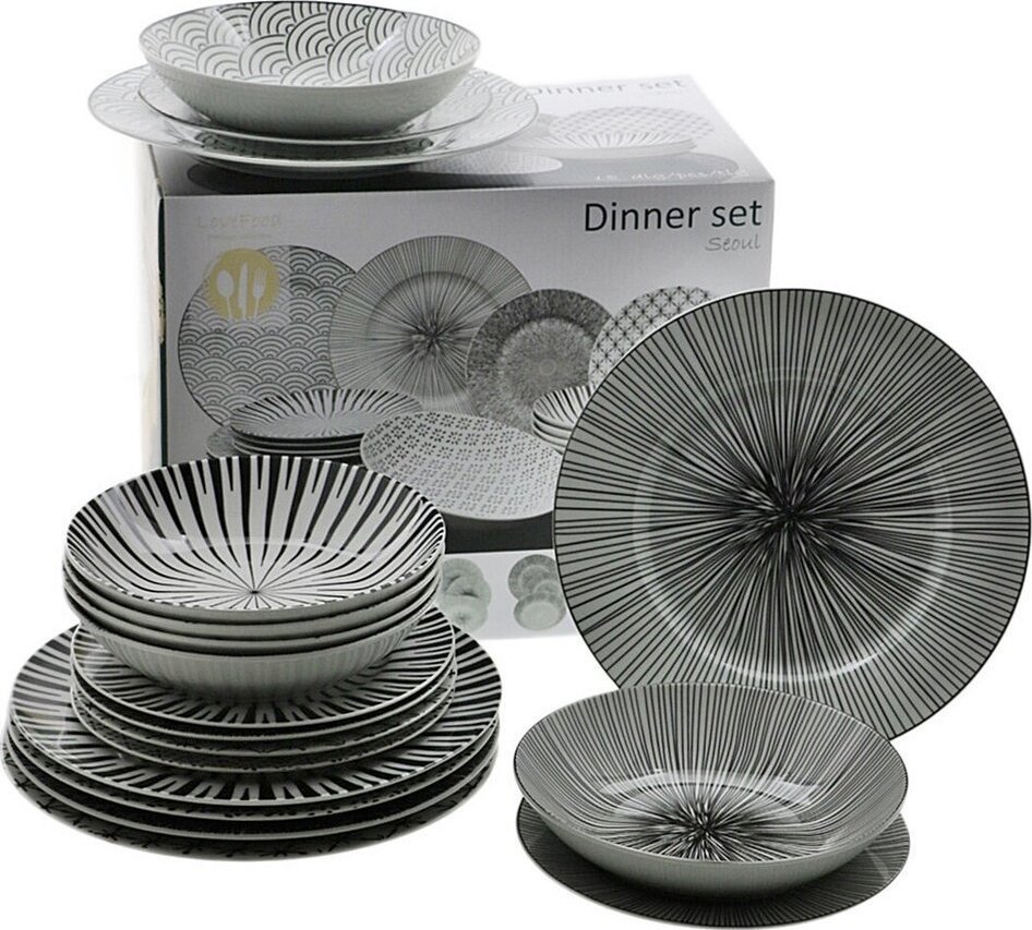 Serwis obiadowy Seoul, 18 szt.