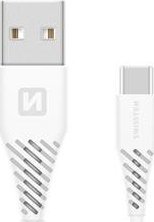 Kabel USB Swissten USB-A - USB-C 1.5 m Biały (71504400)