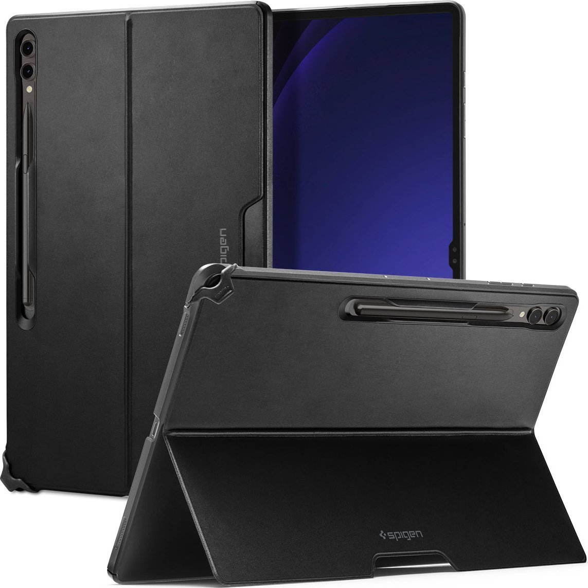 Etui na tablet Spigen Thin Fit Pro, black - Samsung Galaxy Tab S9 Ultra/Tab S8 Ultra