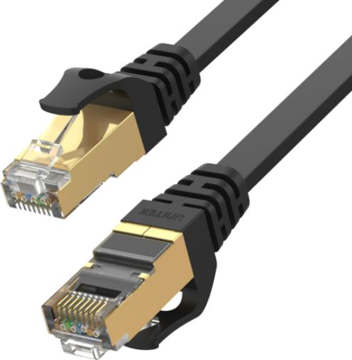 Unitek RJ45, kat. 7, SSTP, 5m, czarny (C1897BK-5M)