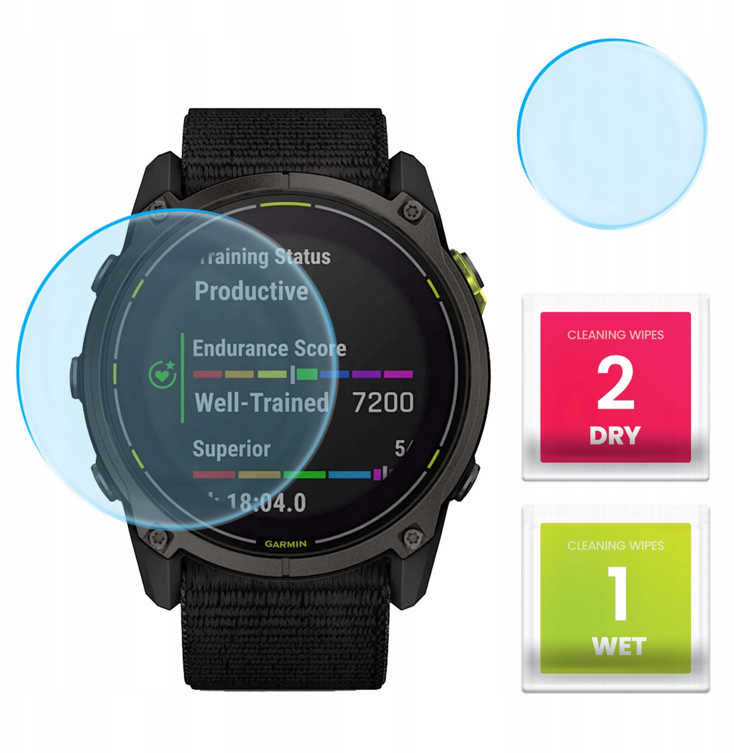 Szkło Hybrydowe do Garmin Enduro 3 (Szkiełko, Ochronne, Odporne, Szybka)