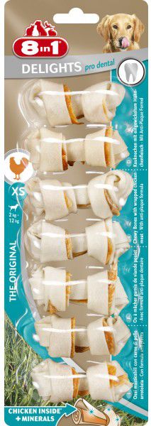 8in1 Przysmak 8in1 Delights Pro Dental Bones XS 7 szt.