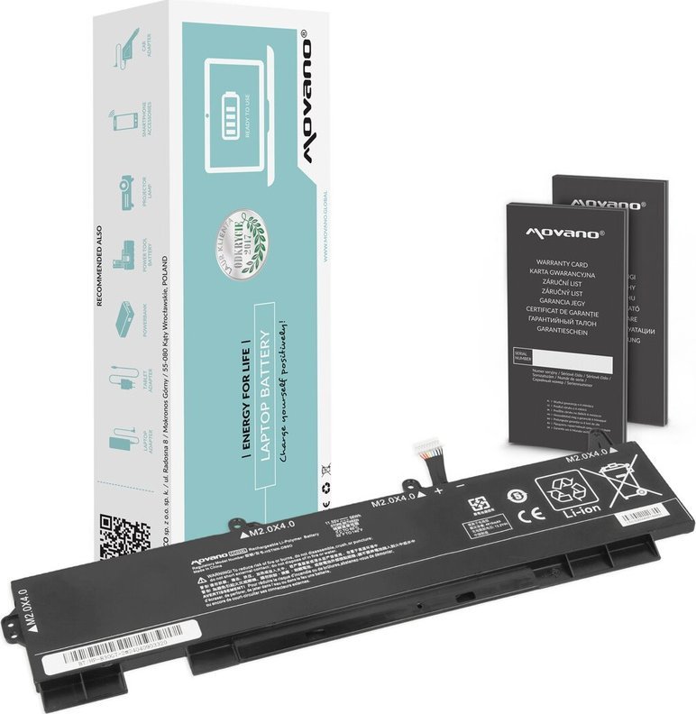 Bateria Movano do HP EliteBook 850, 855 (G7, G8), ZBook Firefly 15 (G7, G8) - BT/HP-830G7-2