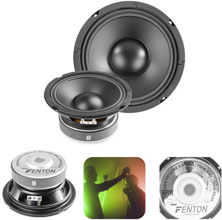 Głośnik niskotonowy 6,5'' 100W RMS 8 Ohm Fenton one size
