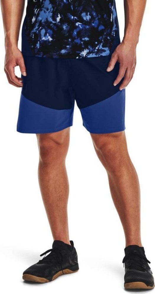Under Armour Under Armour Knit Woven Hybrid Shorts 1366167-408 Granatowe L