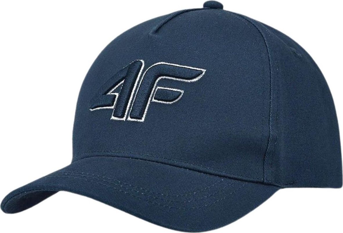 4f Czapka z daszkiem dla chłopca 4F M248 denim 4FJWSS24ACABM248 32S