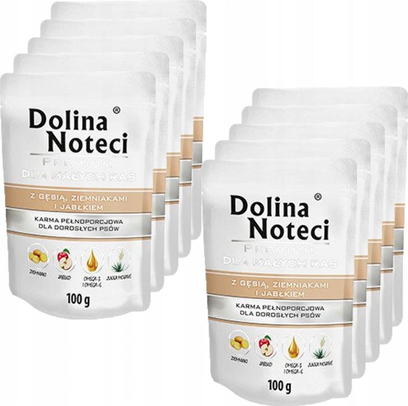 Dolina Noteci DOLINA NOTECI PREMUM MINI z Gęsią, Ziemniakami i Jabłkiem RASY MAŁE 100g
