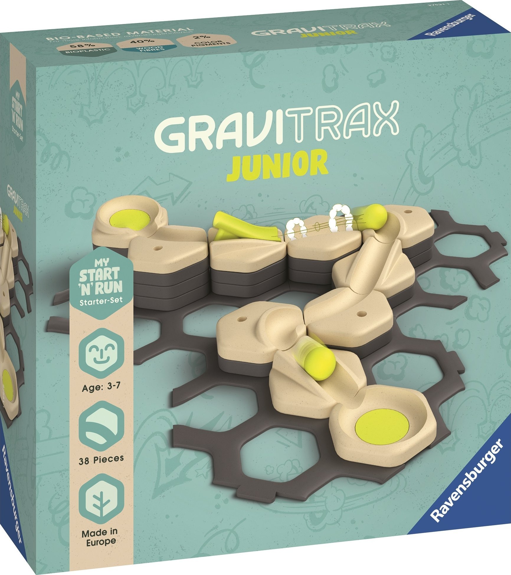 Ravensburger Ravensburger GraviTrax Junior Starter-Set S Start and Run