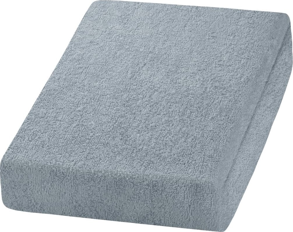 Activeshop Prześcieradło frotte szare