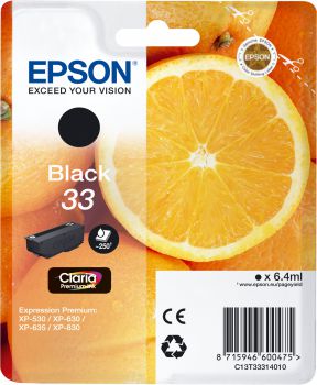 Tusz Epson Black Claria Premium Ink (C13T33314010)