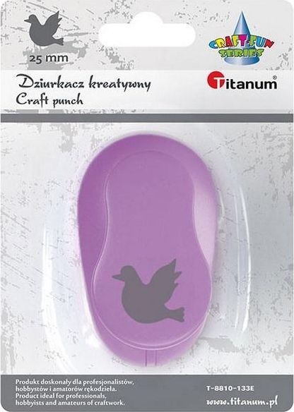 Titanum Dziurkacz z motywem Gołąb 25mm