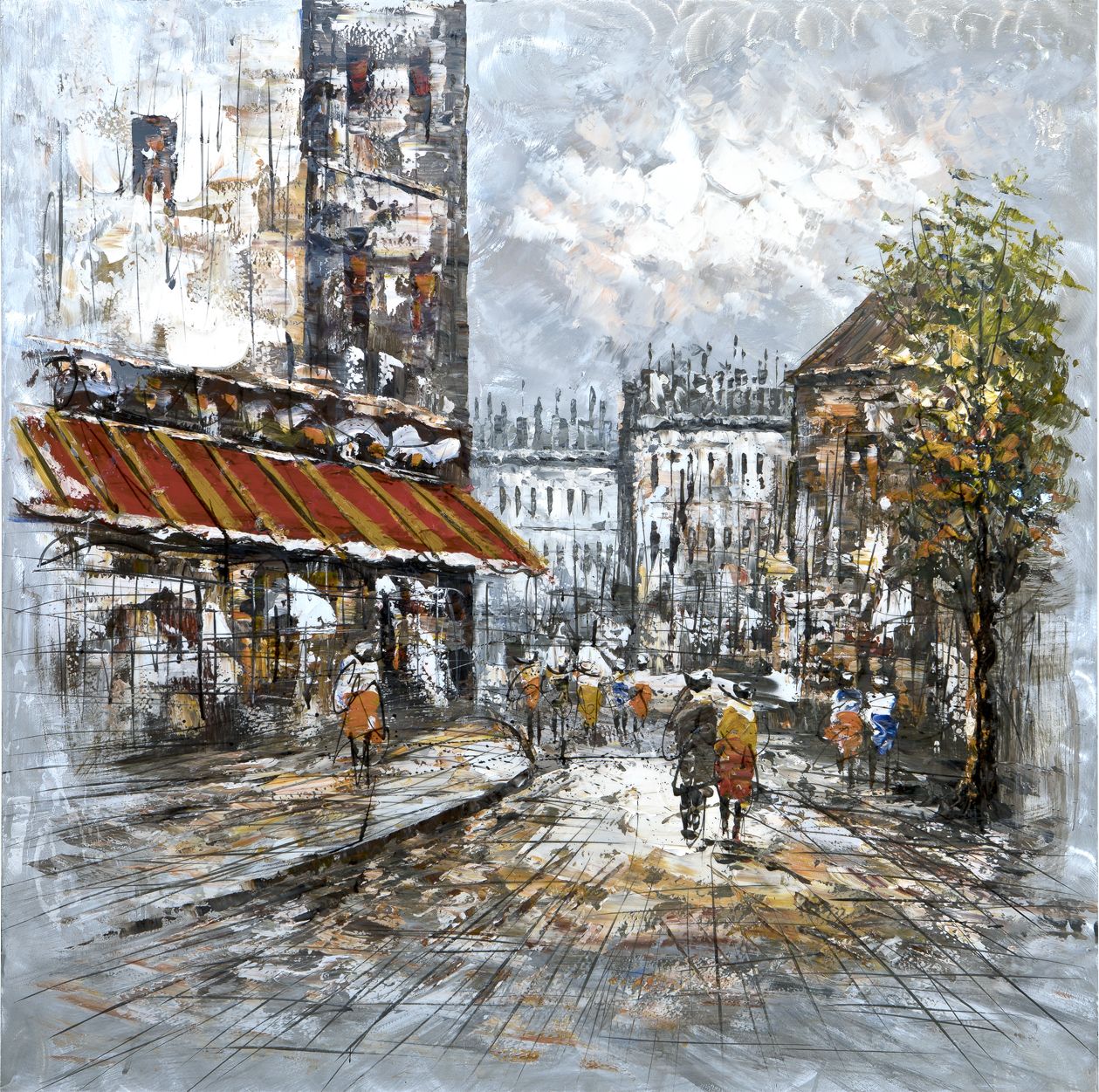 Witek Home Obraz 100x100 cm Life in the City