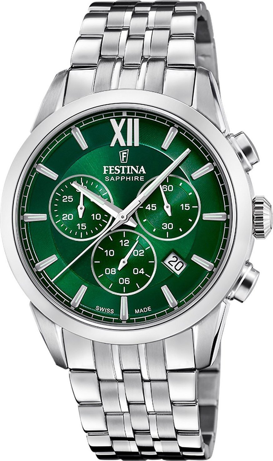 Zegarek Festina Zegarek męski Festina F20040-3 srebrny