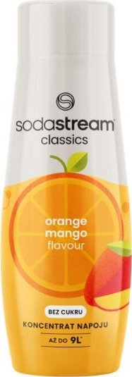 Sodastream Syrop Pomarańcza Mango Zero 440 ml