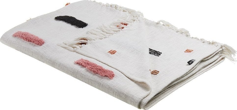 Beliani Koc Bawełniany 130 X 180 Cm Wielokolorowy Alappuzha!