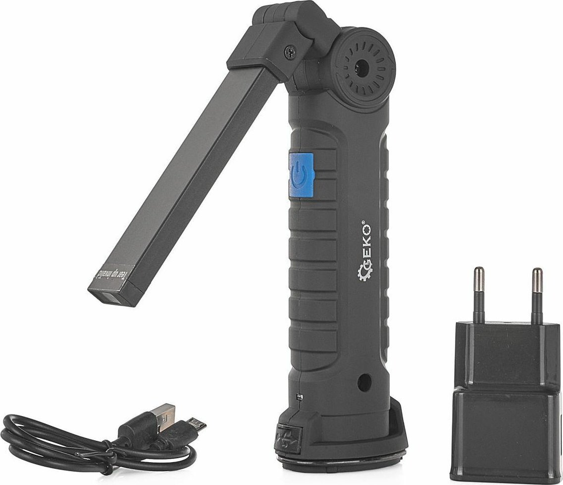 Geko LAMPA WARSZTATOWA LED COB 1200mAh SKŁADANA GEKO
