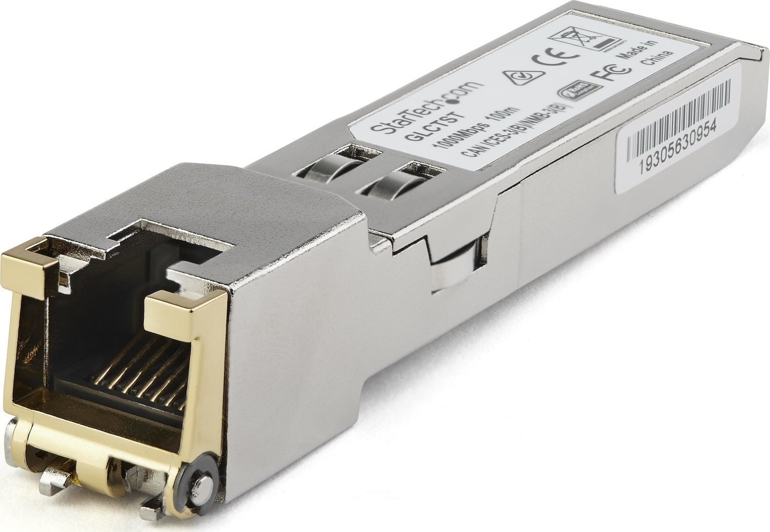 Moduł SFP StarTech StarTech SFP1GTEMCST moduł przekaźników sieciowych Miedź 1000 Mbit/s SFP