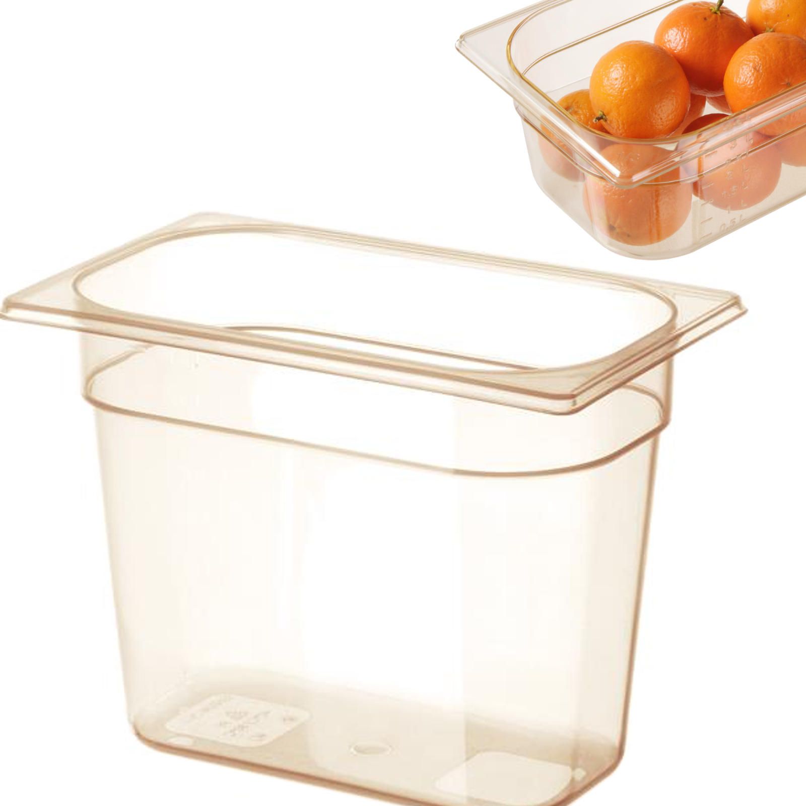 Hendi Pojemnik GN z grilamidu do wysokich temperatur GN 1/4 wys. 100 mm (869574)