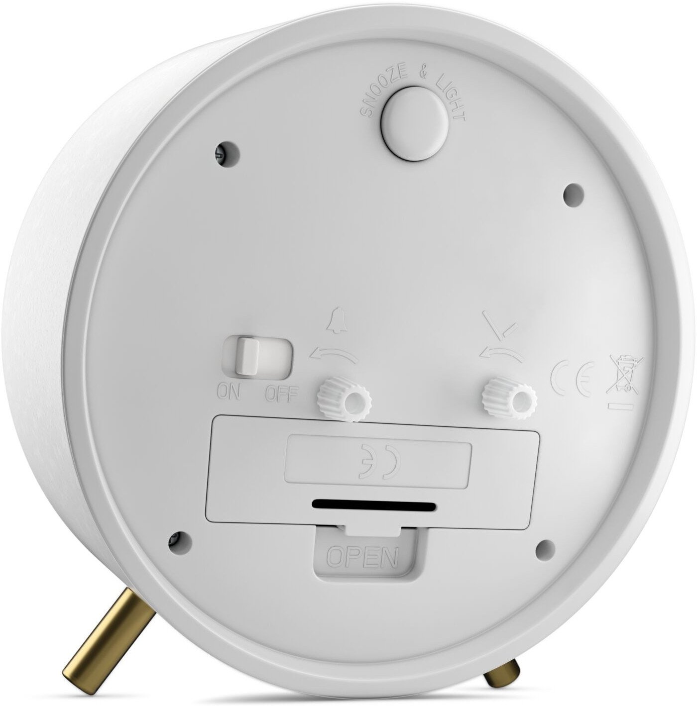 Ducky Mebus 56973 biały zegarek kwarcowy