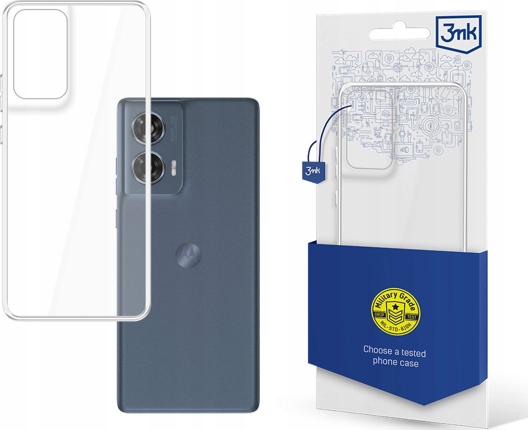 3MK Etui Clear Case do Motorola Edge 50 Fusion