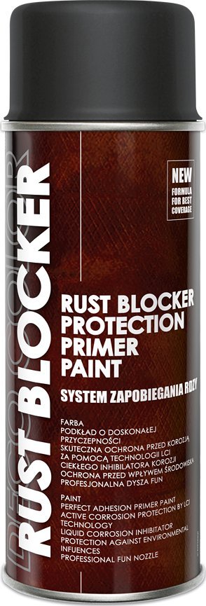 DECO COLOR Farba na rdze czarna RAL 9005 RUST BLOCKER