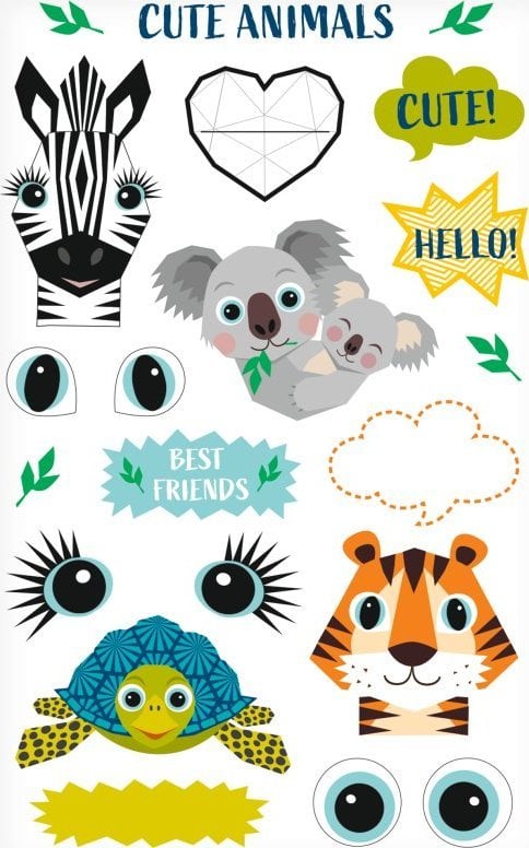 Herlitz Herlitz Foliensticker Cute Animals FSC