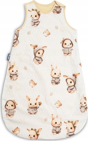 ŚPIWOREK DO SPANIA M 50x80 KRÓLICZKI BEŻOWE