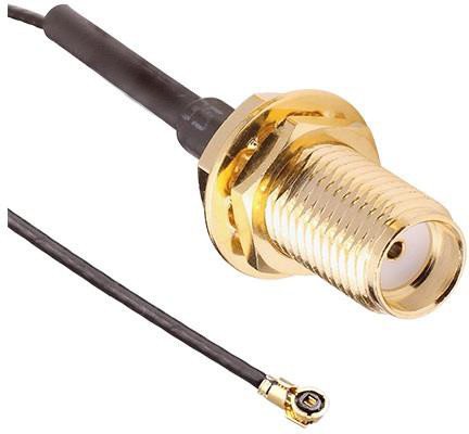 Konektor antenowy 10cm MHF4 IPEX to SMA żeński