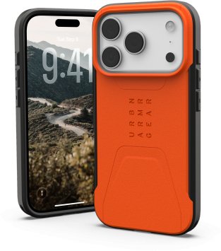 XXX_Urban Armor Gear (Urban) UAG Civilian MagSafe - etui do iPhone 17 Pro compatible z MagSafe (orange)