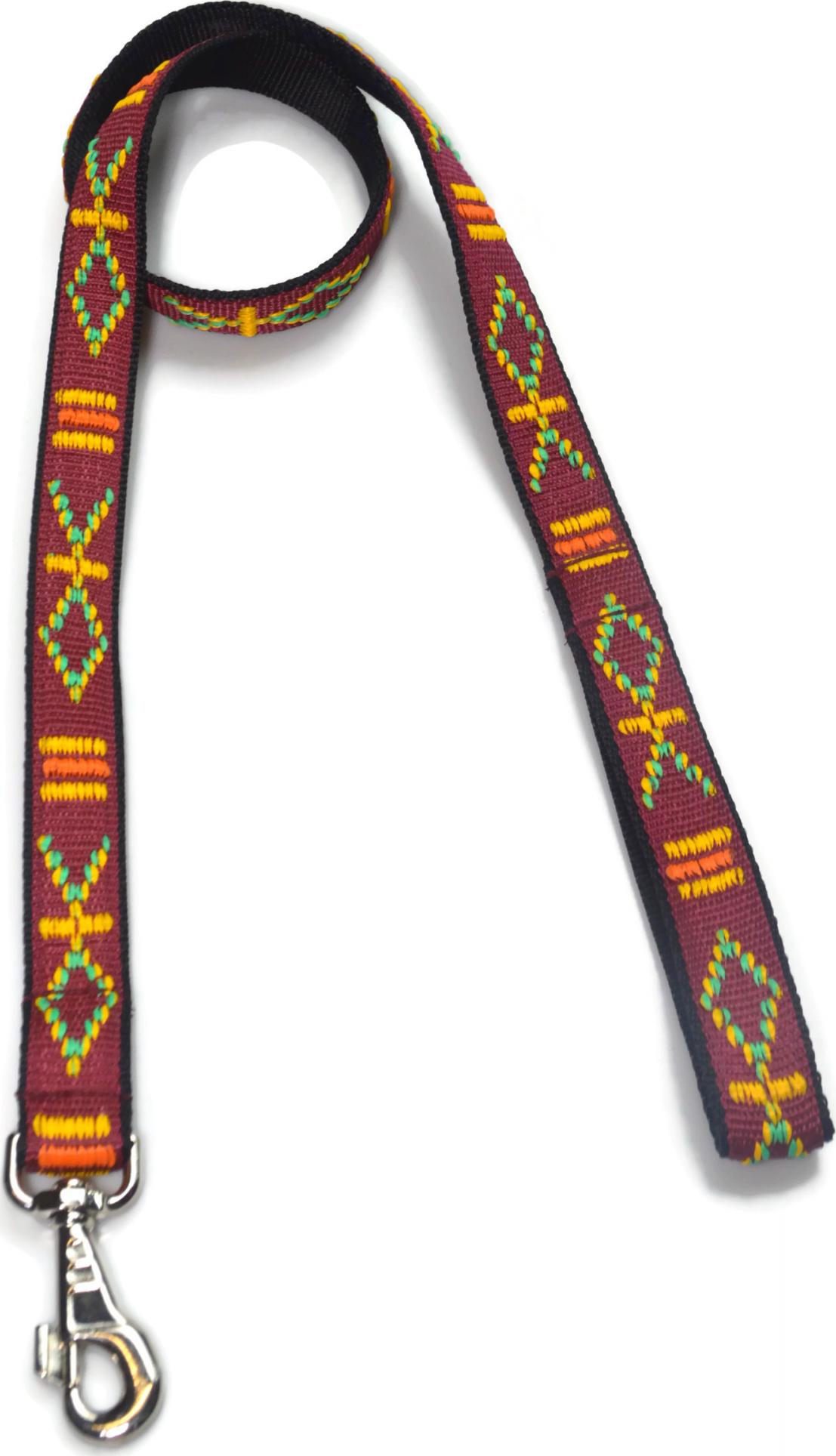 Alizoo Podwójna smycz dla psa indiańska 30mm/130cm - ALIZOO