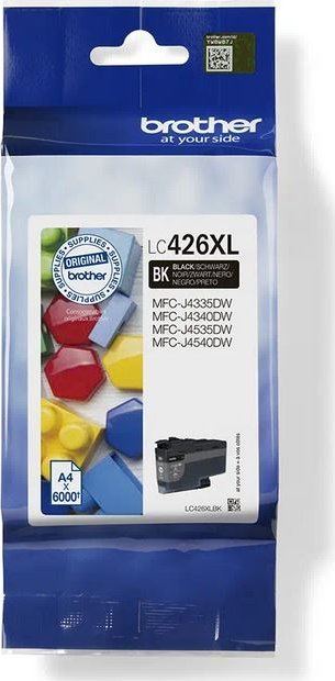 Tusz Brother Brother Ink Cart. LC-426XLBK for MFC-J4340DW, -J4540DW, -J4540DWXL High Capacity black LC426XLBK