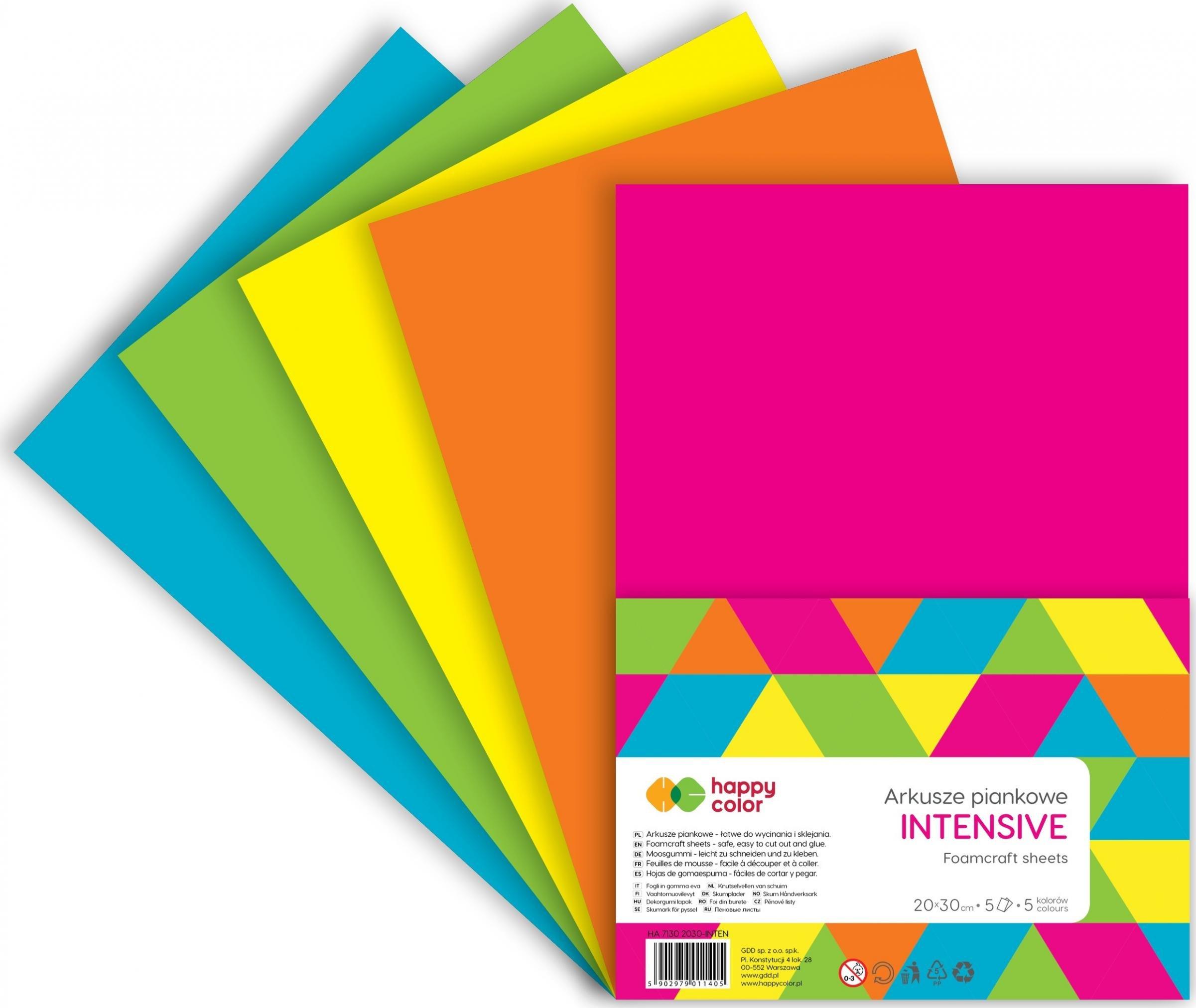 Happy Color Pianka Happy Color INTENSIVE 20x30 cm 5 ark