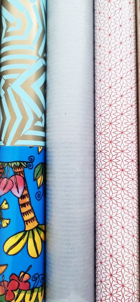 Zestaw ozdobny do pakowania prezentów 57cmx2m NR.8