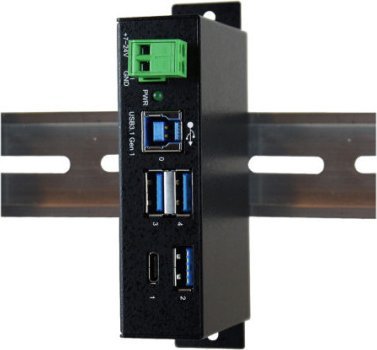 Exsys EXSYS EX-1194HMS 4-portowy USB 3.2 Gen1 HUB C-Buchse, ochrona przeciwprzepięciowa 15KV ESD