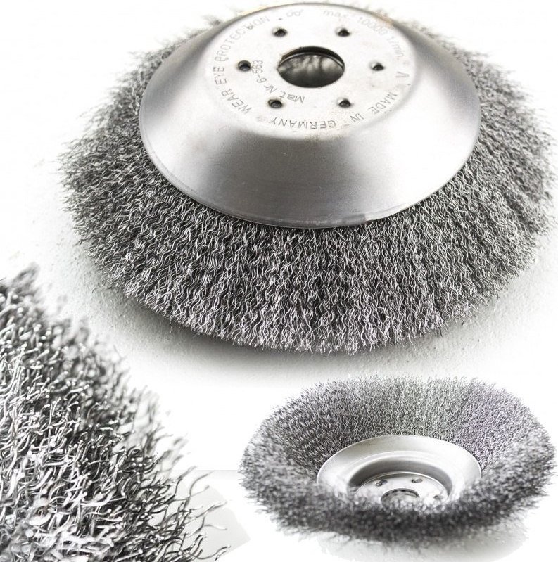 Powermat DRUCIAK TARCZA SZCZOTKA DRUCIANA DO KOSY CHWASTY