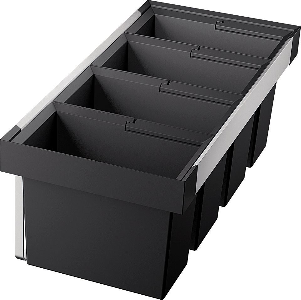 Kosz na śmieci Blanco szafkowy czarny (521475)