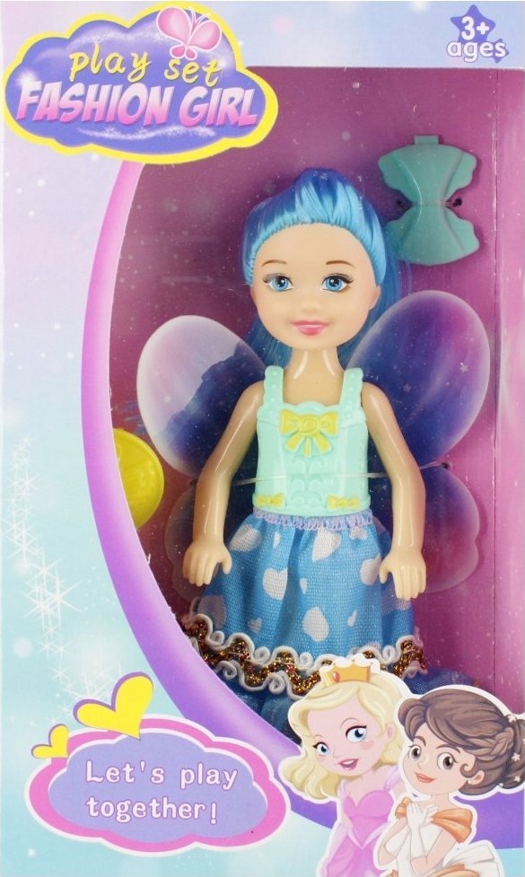 Mega Creative LALKA WROZKA AKC 15CM 11X18X4 MIX4 MC DISP12/144