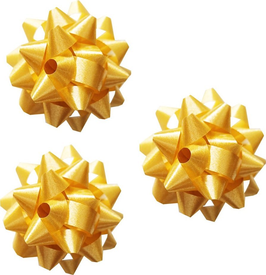 Fastima Rozetka wstążka kokardka do prezentów 3szt. 7cm K35