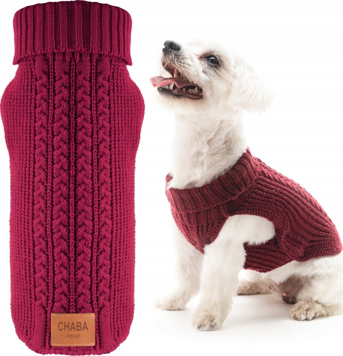 Chaba CHABA SWETEREK Z GOLFEM `S` 26cm BORDOWY