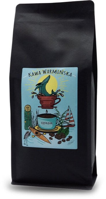 Kawa ziarnista Kofikada Kawa ziarnista Warmiński Blend 1kg