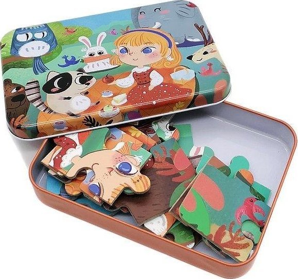 Puzzle 22 w metalowym pudełku